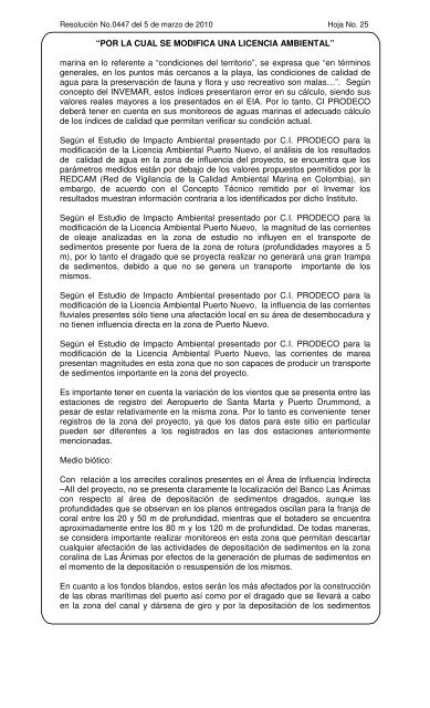 0447 - Ministerio de Ambiente, Vivienda y Desarrollo Territorial