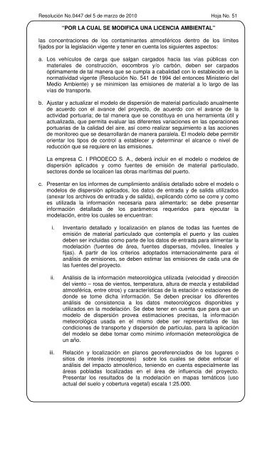 0447 - Ministerio de Ambiente, Vivienda y Desarrollo Territorial