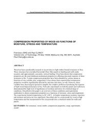 compression properties of wood as functions of moisture, stress and ...