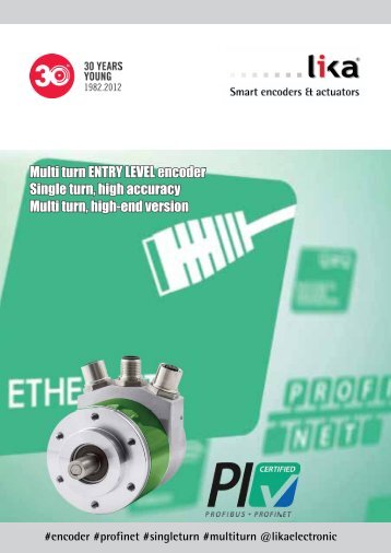 Lika Electronic Absolute Encoders with Profinet Interface