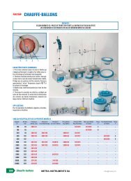 Catalogue pdf - Metra Instruments, instruments de mesure, matériel