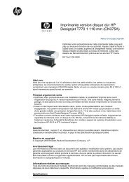 Imprimante version disque dur HP Designjet T770 1 118 mm ... - Pctop