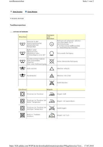 Seite 1 von 2 textilkennzeichen 17.05.2010 https://b2b.adidas.com ...