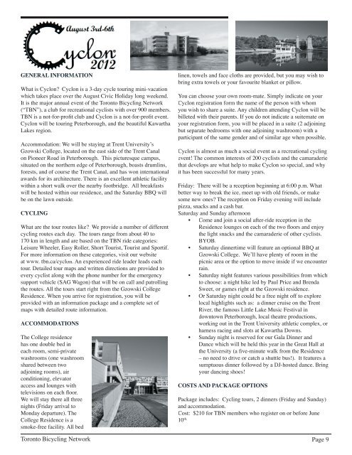 Quick Release May-June 2012.pdf - Toronto Bicycling Network