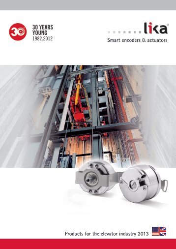 Position measurement & control solutions for the elevator industry in English Edition 1013