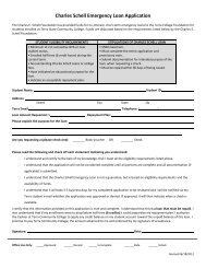 Charles Schell Emergency Loan Application - Terra Community ...