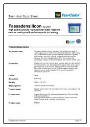 Fassadensilicon TC 2101 - Tex-Color