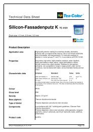 Silicon-Fassadenputz K TC 4101 - Tex-Color