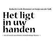 Redactie Cecile Brommer en Sonja van der Valk - Theater Instituut ...