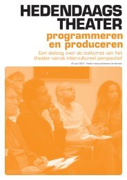 programmeren en produceren - Theater Instituut Nederland