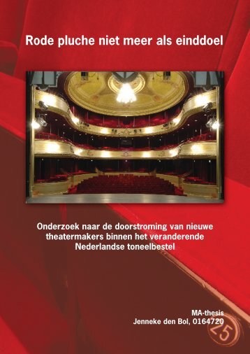 Rode pluche niet meer als einddoel - Theater Instituut Nederland