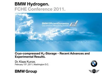 BMW Cryo-compressed Hydrogen Storage. Conclusion.