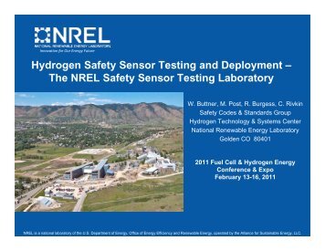 The NREL Safety Sensor Testing Laboratory - National Hydrogen ...