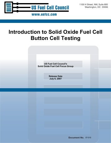 Introduction to Solid Oxide Fuel Cell Button Cell Testing