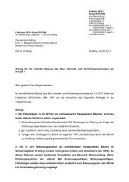 Baumschutz bei Bauvorhaben - FDP Krailling