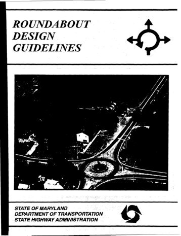 roundabout ~' ~ design guidelines - Institute of Transportation ...