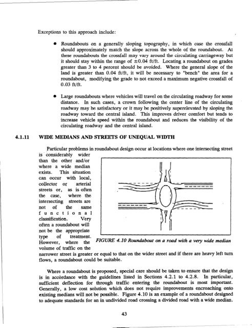 roundabout ~' ~ design guidelines - Institute of Transportation ...