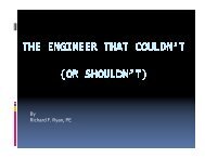 The Engineer that Couldn't