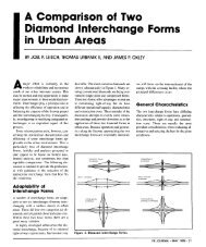 A Comparison of Two Diamond Interchange Forms in Urban Areas