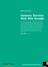 Careers service website design - Hecsu