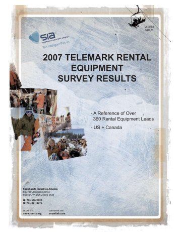 2007 Telemark Rental Equipment Survey Results - SnowSports ...