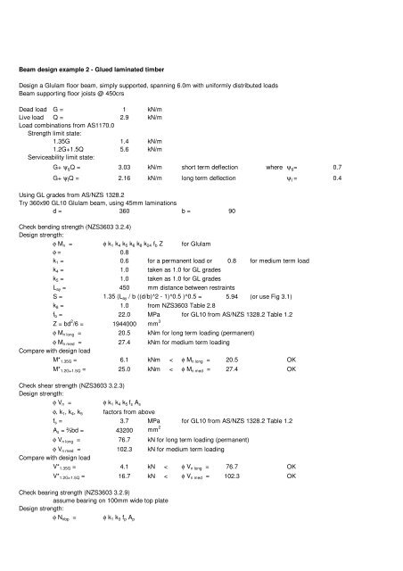 Beam Example2.pdf - Timber Design Society