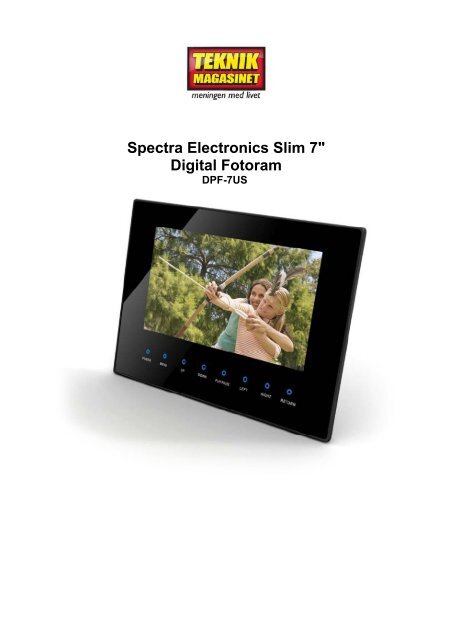 Spectra Electronics Slim 7" Digital Fotoram