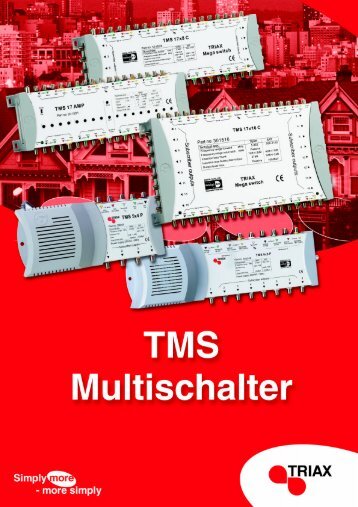 TMS-Multischalter 5 EingÃ¤nge - Triax