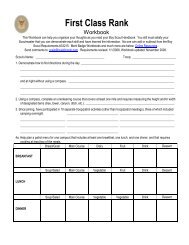 Emergency Preparedness - Boy Scout Troop 555