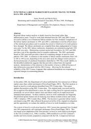 Functional Labour Markets Revealed by Travel to Work data 1991 ...