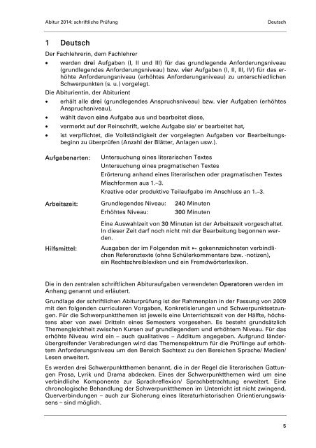 Abitur 2014 Â» (PDF, 1,2 MB) - Hamburg