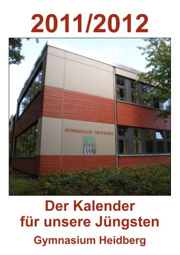 Der Kalender fÃ¼r unsere JÃ¼ngsten - Gymnasium Heidberg
