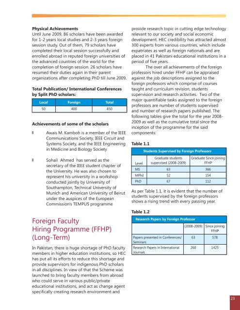 Annual Report 2008-09.pdf - Higher Education Commission