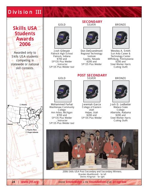 2006 Division III Winners