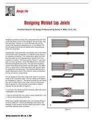 Designing Welded Lap Joints