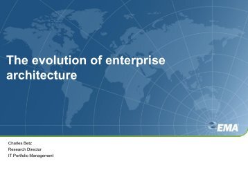 The evolution of enterprise architecture - Troux