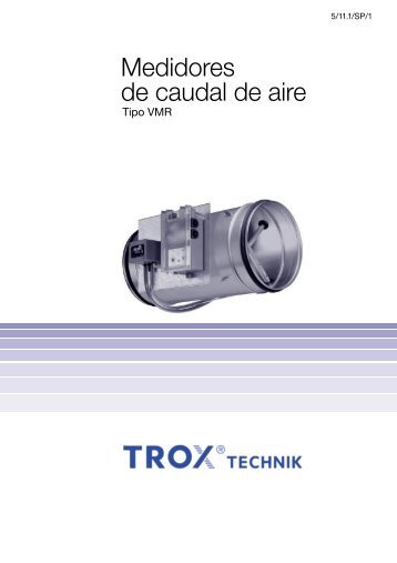 VMR. Medidores de caudal de aire - TROX