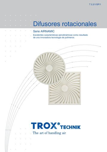 Difusores rotacionales AIRNAMIC - Trox