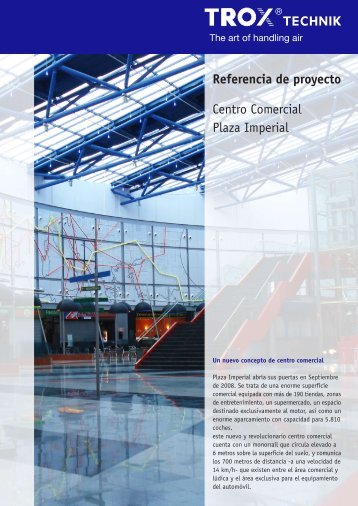 Referencia de proyecto Centro Comercial Plaza Imperial - TROX