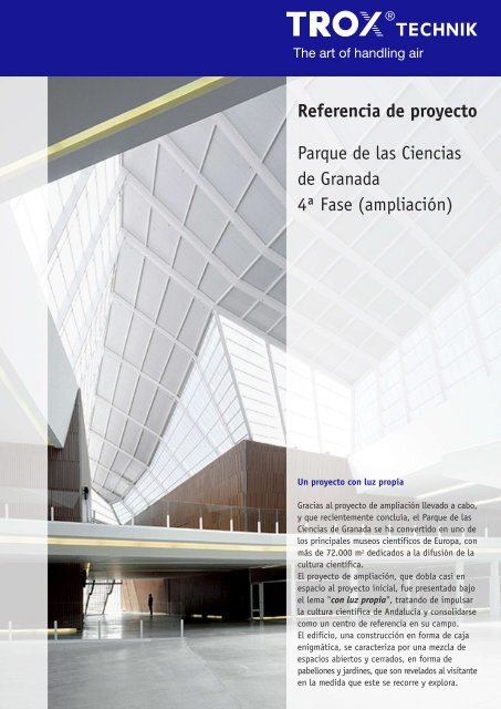 Referencia de proyecto Parque de las Ciencias de Granada ... - Trox