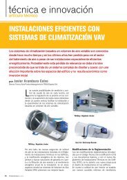 Instalaciones eficientes con sistemas de climatización VAV - Trox