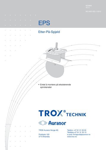 LÃV-R EPS - TROX Auranor Norge as