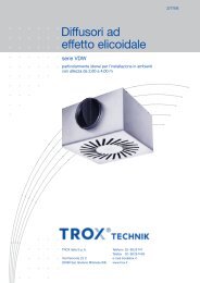 Stampati tecnici VDW - TROX