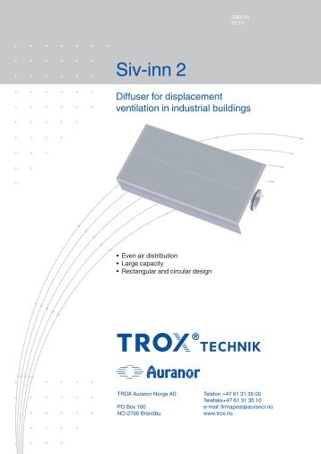 LÃV-R Siv-inn 2 - TROX Auranor Norge as