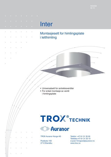 LÃV-R Inter - TROX Auranor Norge as