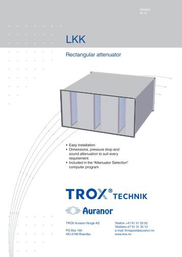 LÅ²V-R LKK - TROX Auranor Norge as