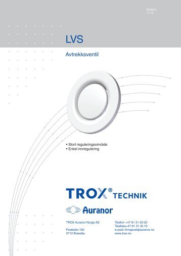 LÃV-R LVS - TROX Auranor Norge as