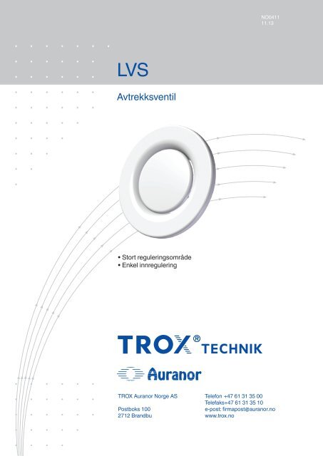 LÃV-R LVS - TROX Auranor Norge as