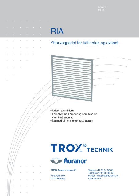 RIA - TROX Auranor Norge as