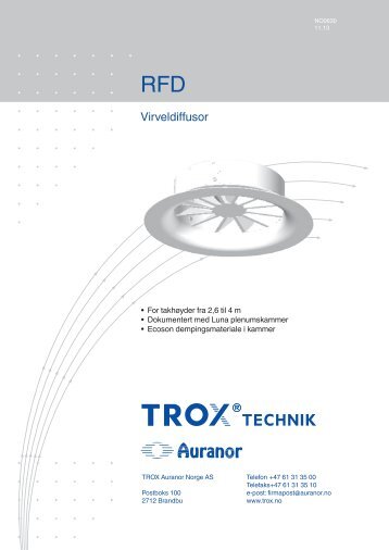 LÃV-R RFD - TROX Auranor Norge as